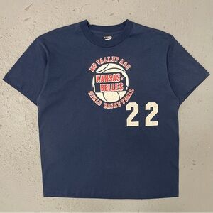 Vintage 90s AAU Missouri Valley Kansas Belles Rare Basketball T Shirt XL
